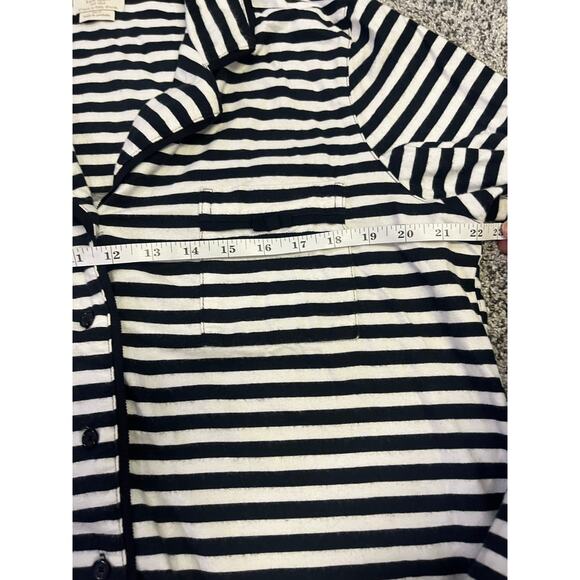 Kate Spade Black/White Stripe Long Pajama‎ Set, Women’s XL Cotton/Rayon Soft - Picture 7 of 13
